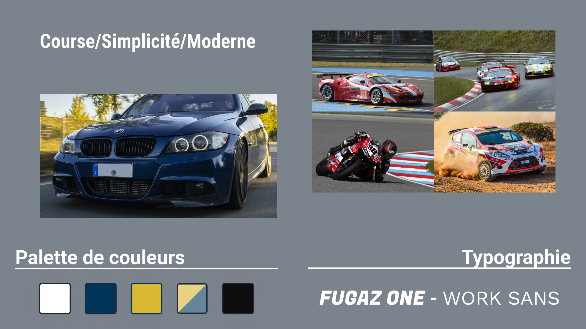 
                                                                                     Recherche et moodboard                                                                             